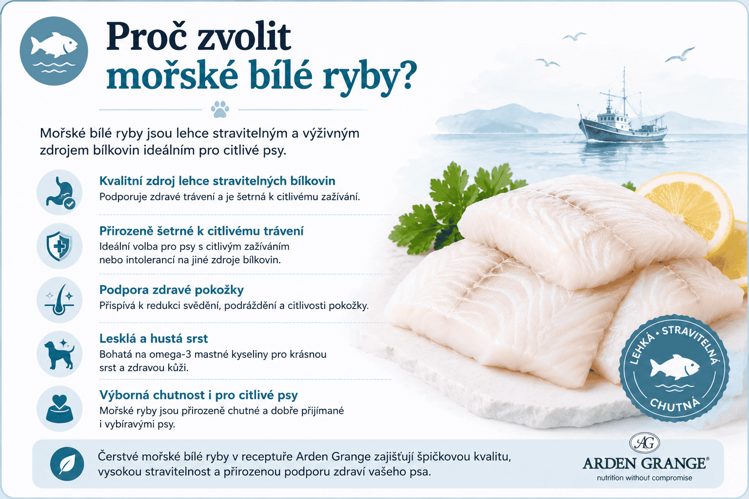 Proč zvolit mořské bílé ryby